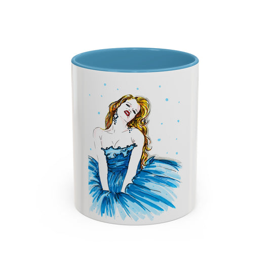 Claudia Schiffer, Accent Coffee Mug (11, 15oz)