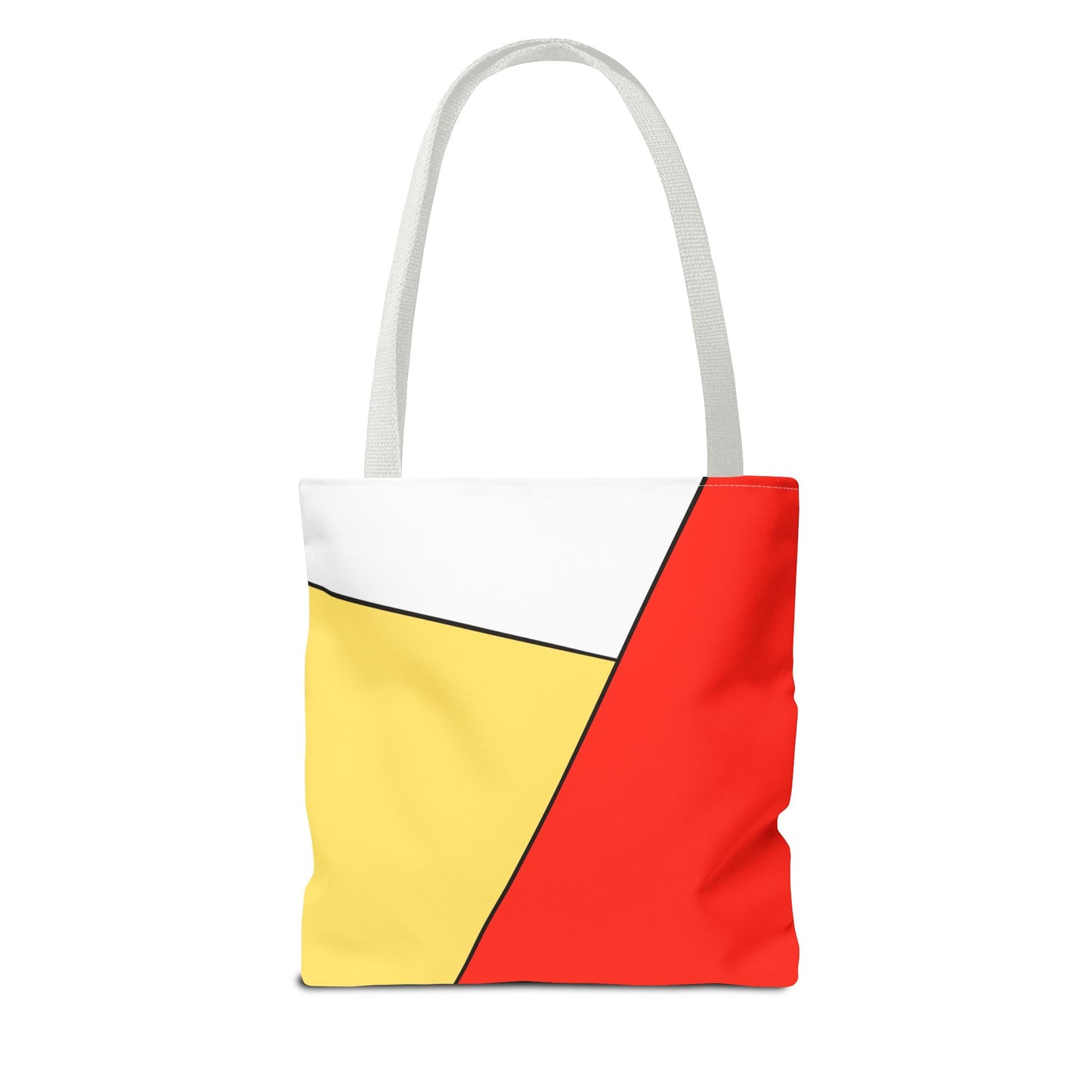 Red, Yellow, White, Tote Bag (AOP)