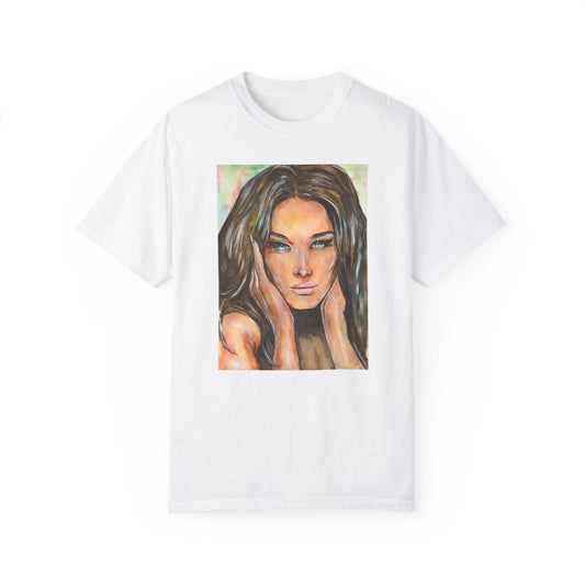 Carla, Unisex Garment-Dyed T-shirt