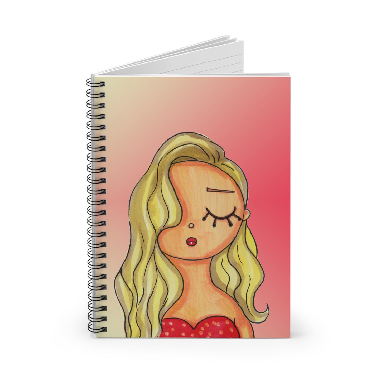 Veronica Lake, Spiral Notebook - Ruled Line