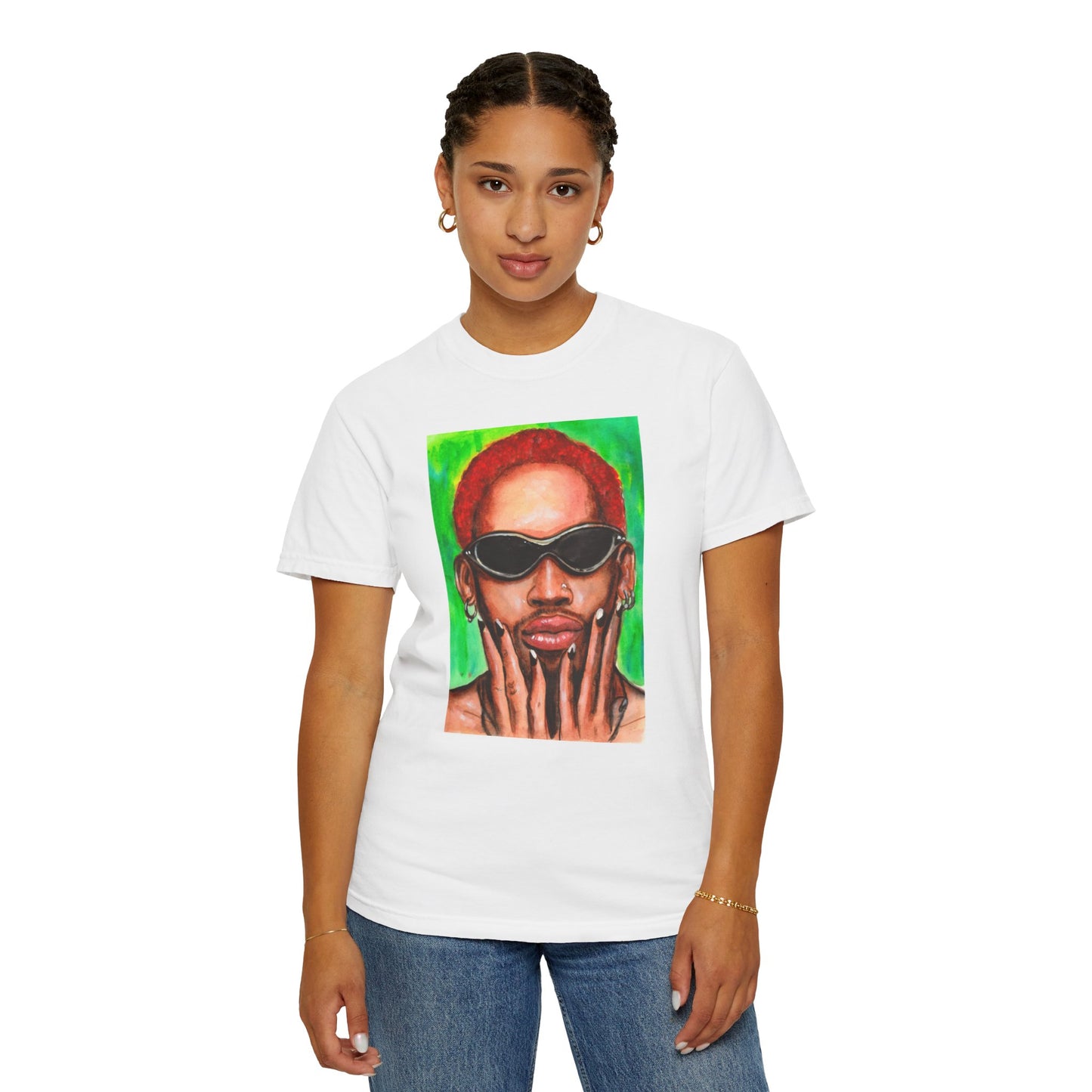 Dennis Rodman, Unisex Garment-Dyed T-shirt