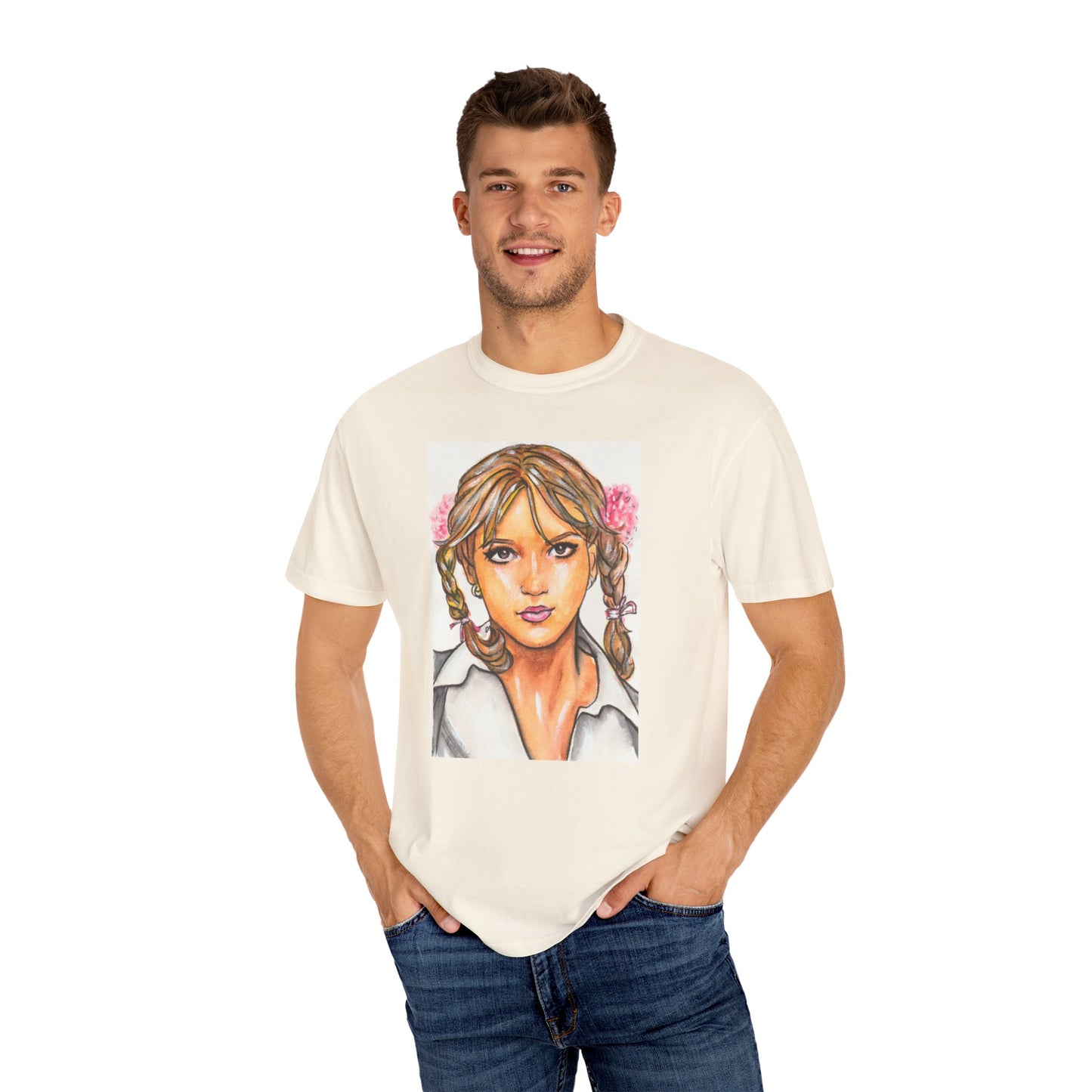 Britney, Unisex Garment-Dyed T-shirt