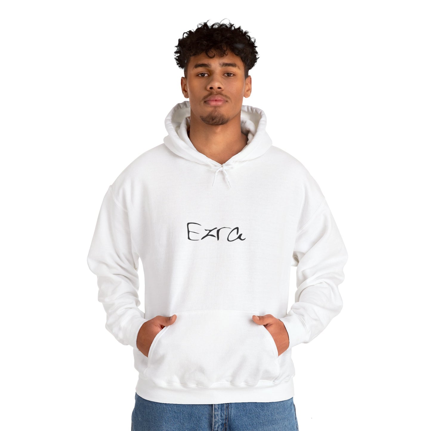 Ezra, Man, Boy, Name, Unisex Heavy Blend™ Hooded Sweatshirt