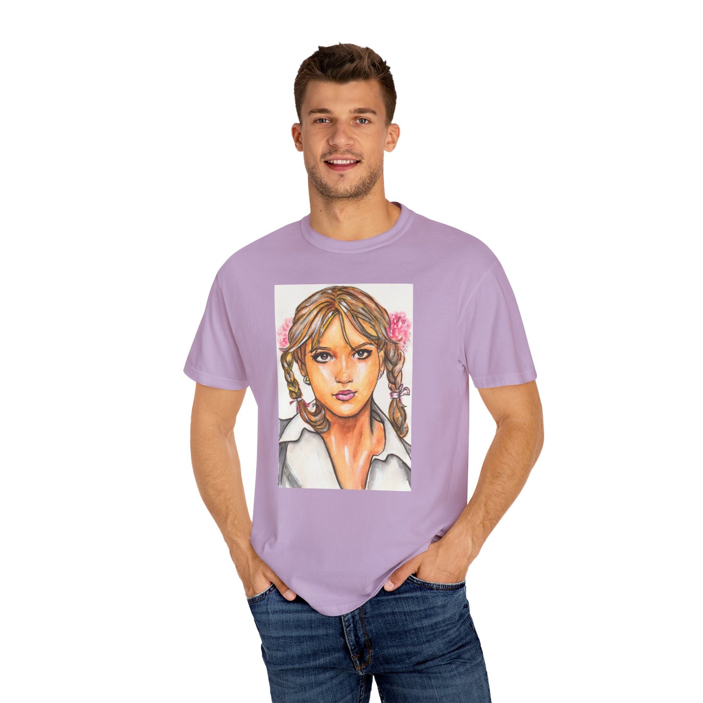 Britney, Unisex Garment-Dyed T-shirt