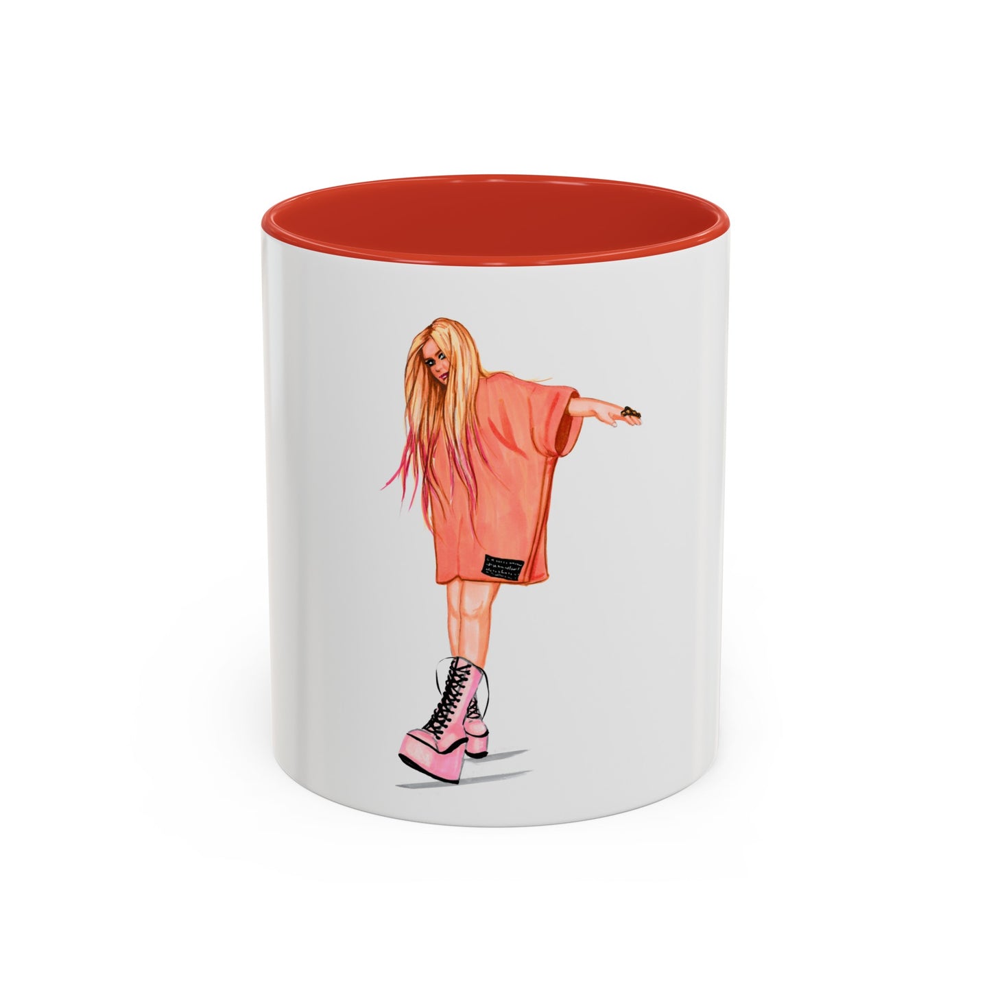 Avril, Accent Coffee Mug (11, 15oz)