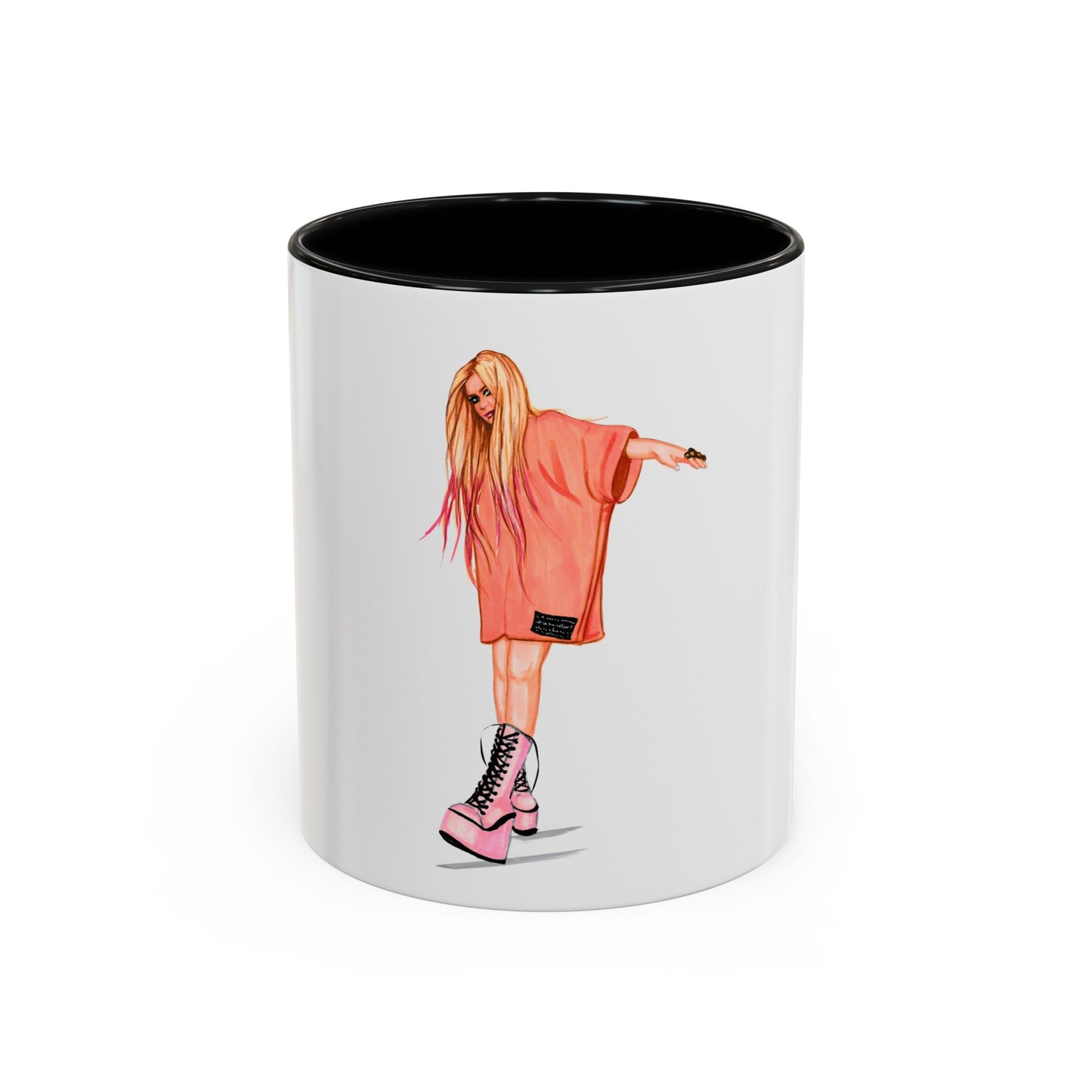 Avril, Accent Coffee Mug (11, 15oz)