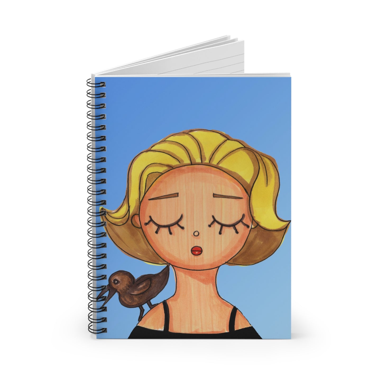 The Birds, Tippi Hedren, Spiral Notebook - Ruled Line