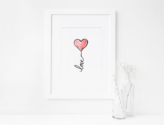 Love, Letters, Words, Printable Art, INSTANT DOWNLOAD