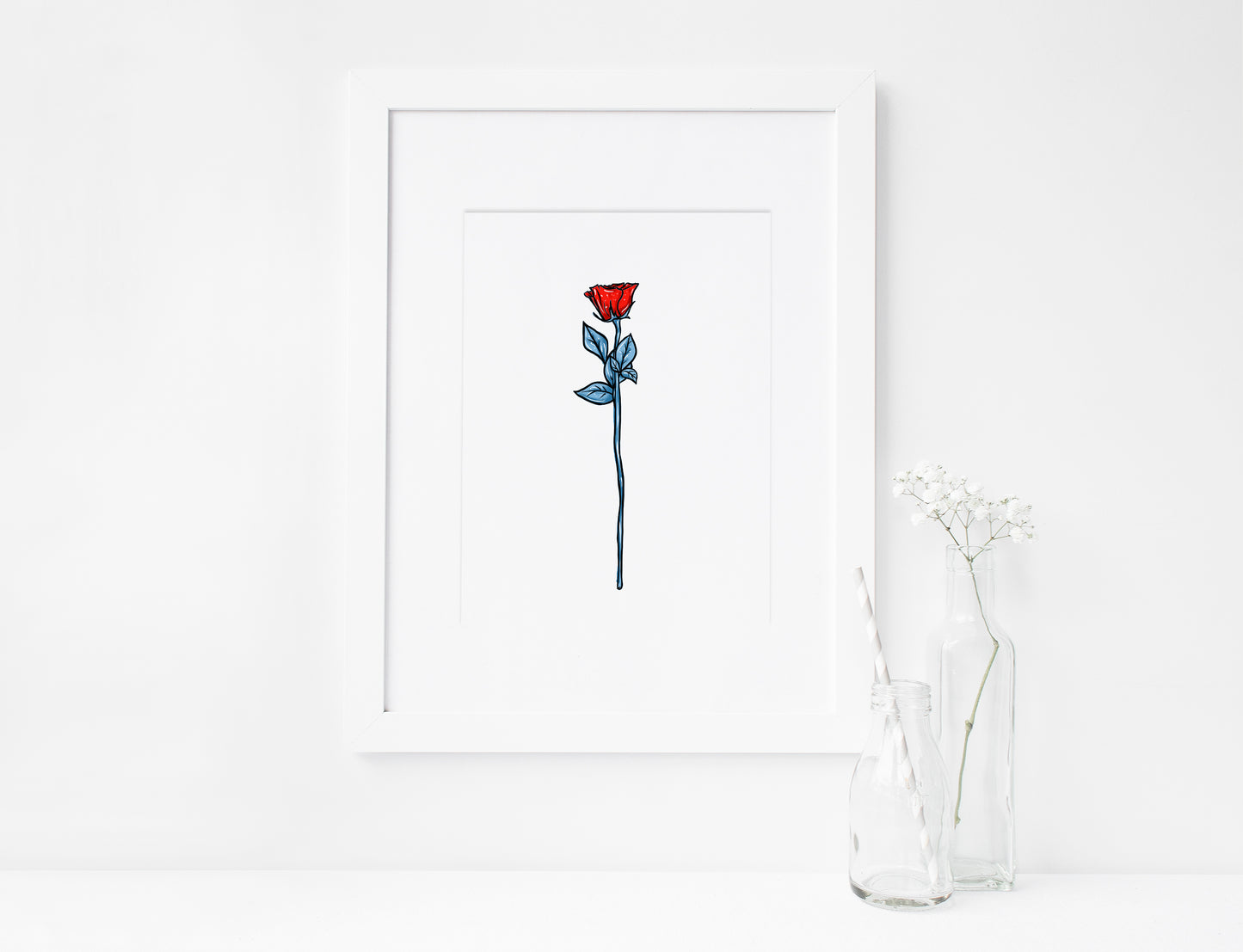 Rose, Flower, Printable Art, INSTANT DOWNLOAD