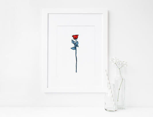 Rose, Flower, Printable Art, INSTANT DOWNLOAD