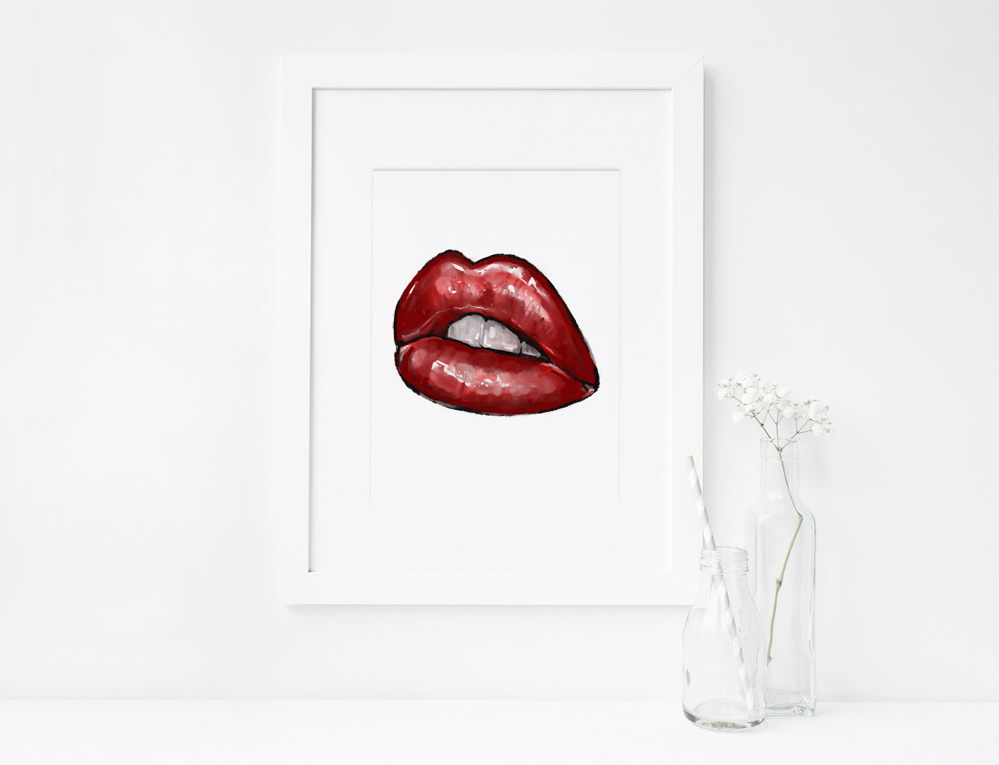 Lips, Printable Art, INSTANT DOWNLOAD