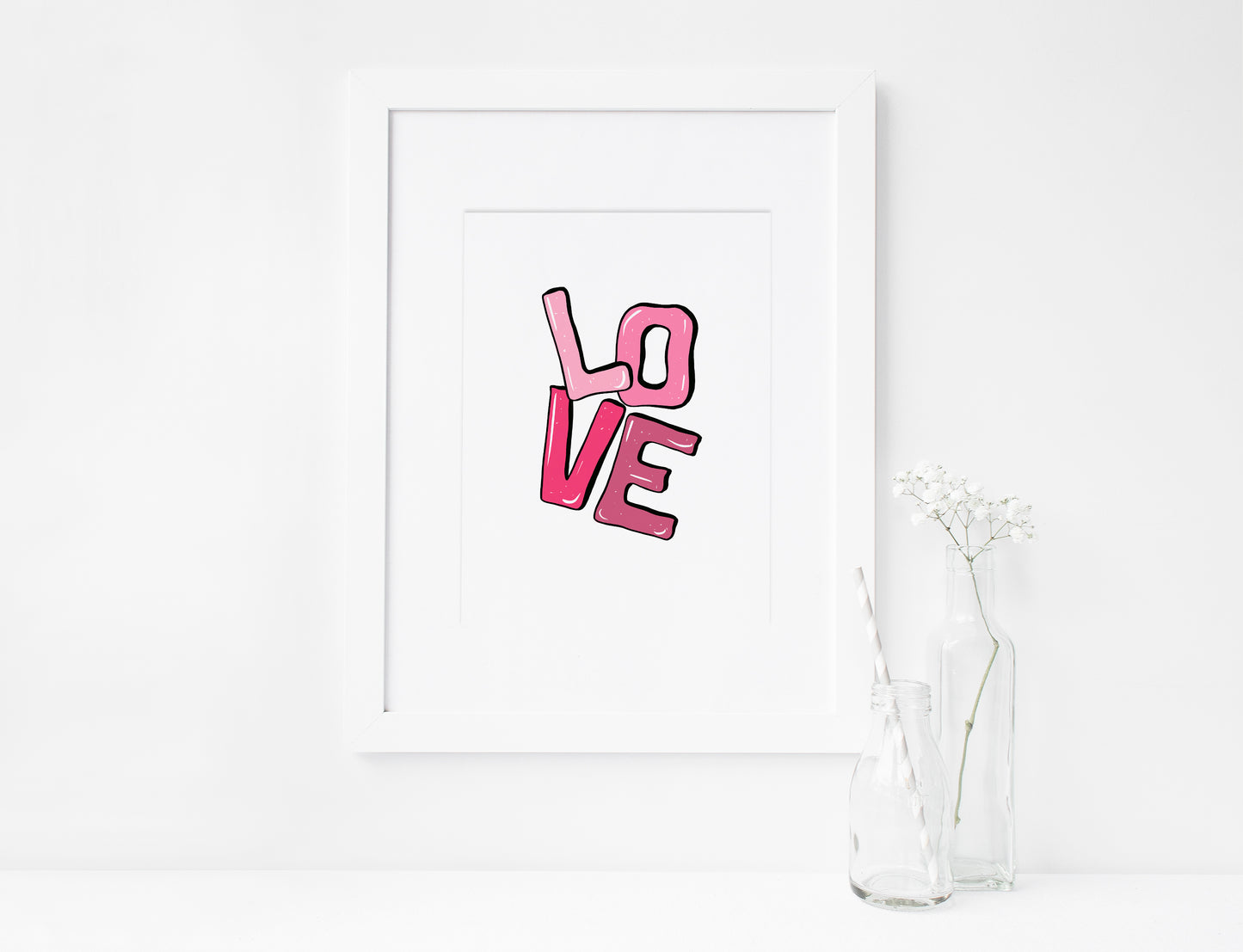 Love, Letters, Words, Printable Art, INSTANT DOWNLOAD