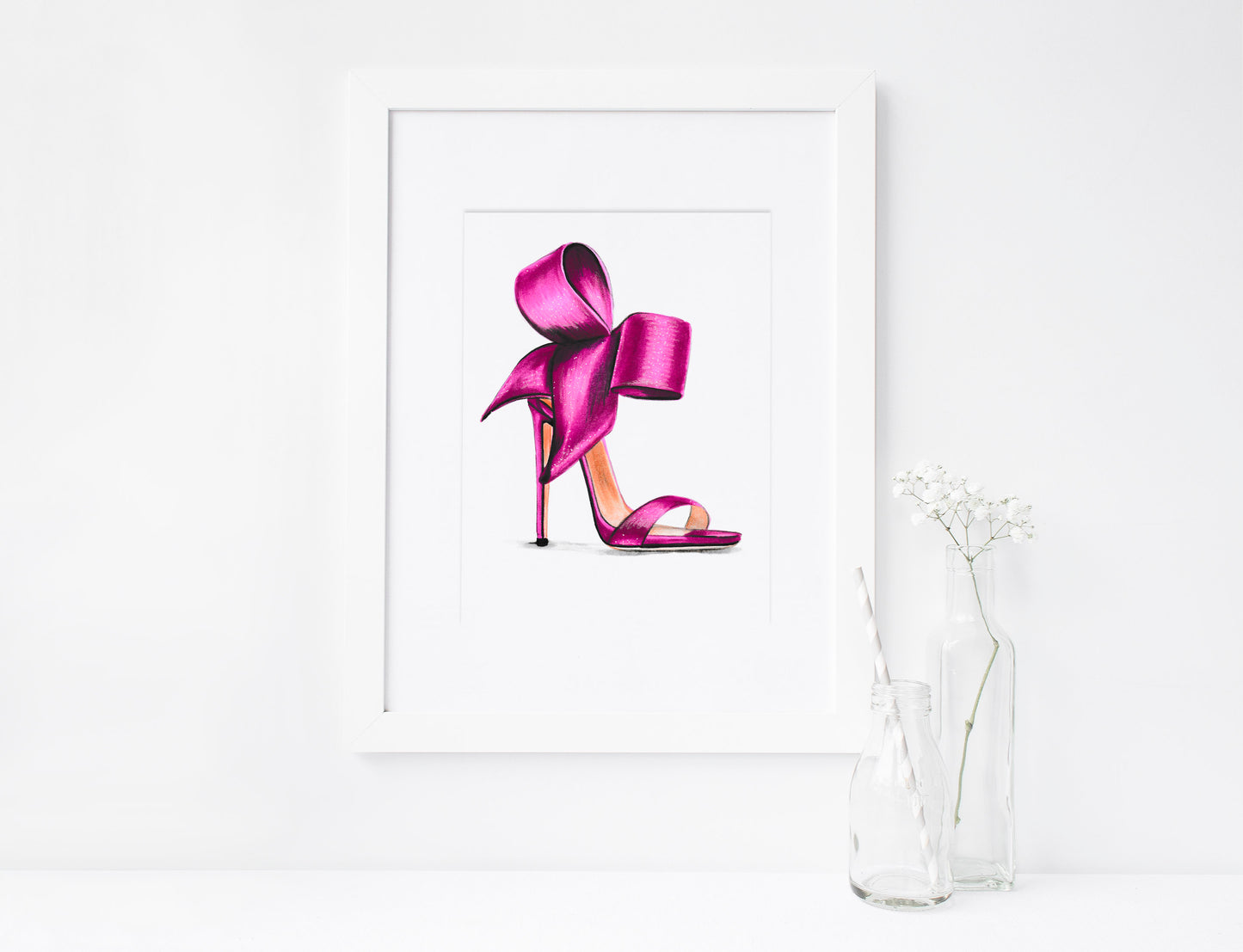 SET of 10, Women's Shoes, High-heel Sandals, Marker Illustration, Printable Art, INSTANT DOWNLOAD