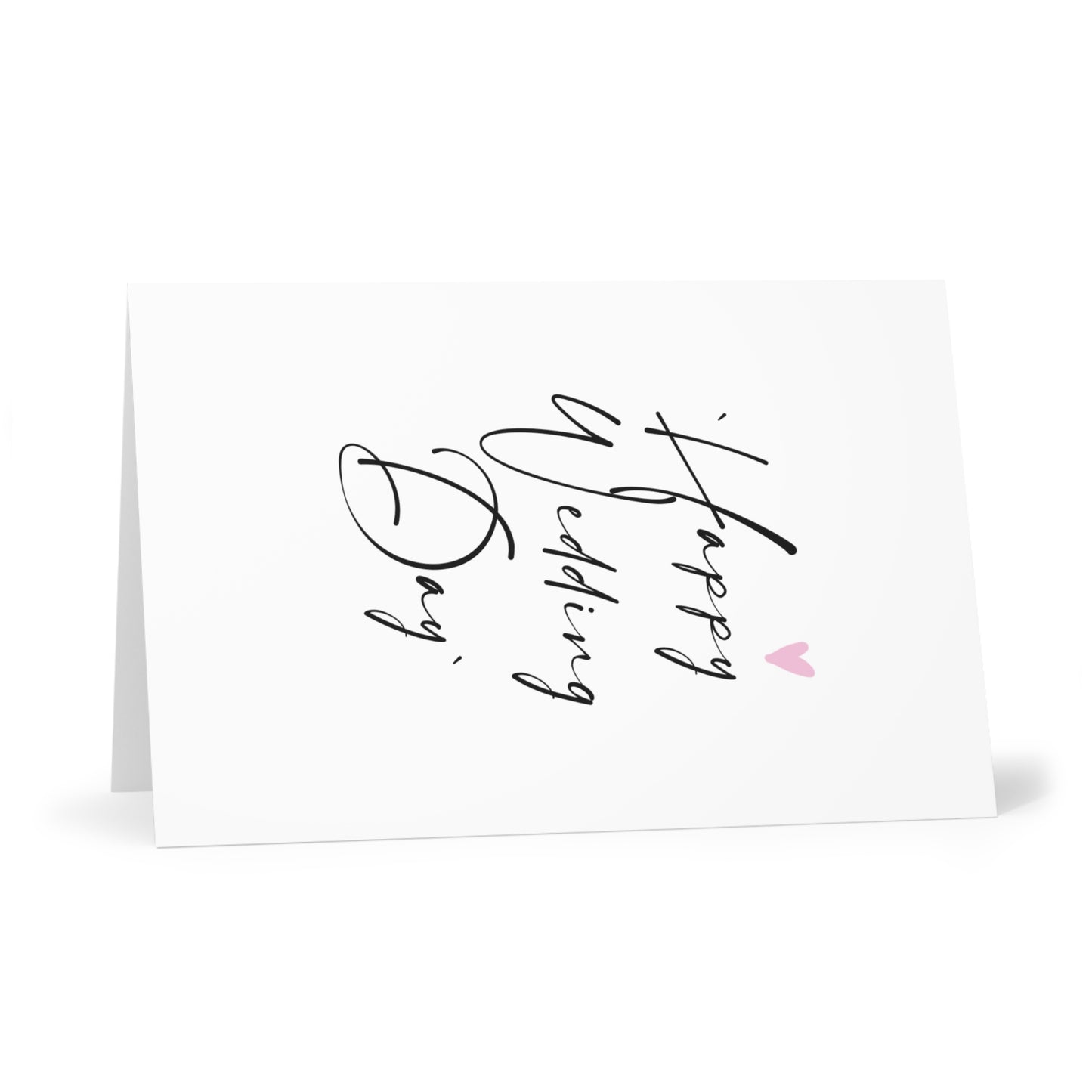 Happy Wedding Day, Greeting Cards (7 pcs)