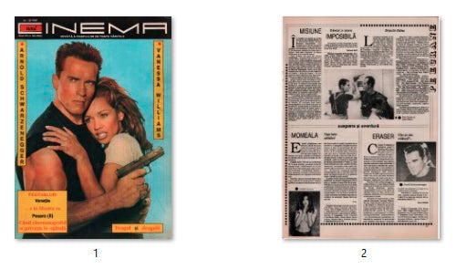 Arnold Schwarzenegger, Vanessa Williams, Romanian magazine, Cover, DIGITAL LISTING, Instant Downloady