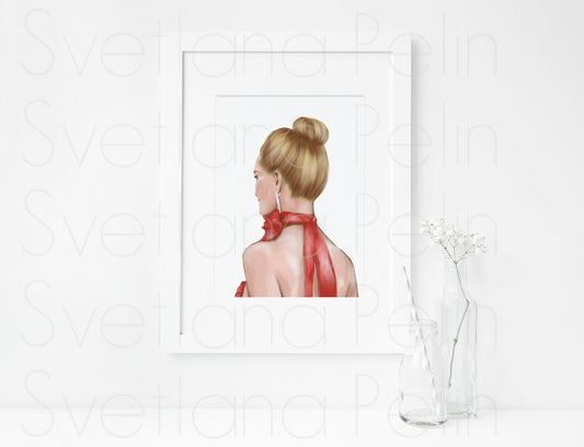 Rosie Huntington-Whiteley, ART PRINT Signed by Artist