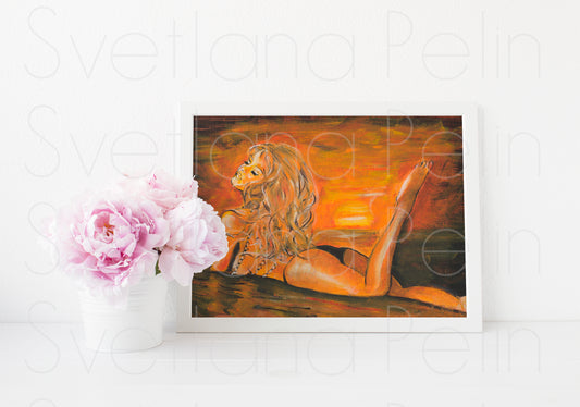 Pamela Anderson, ART PRINT Signed by Artist