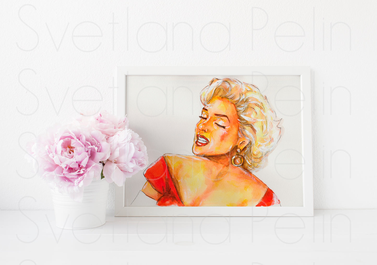 Marilyn Monroe, Niagara, ART PRINT Signed by Artist