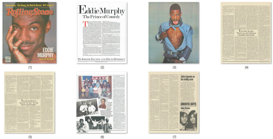 Eddie Murphy, ENG magazine, Cover, DIGITAL LISTING, Instant Download