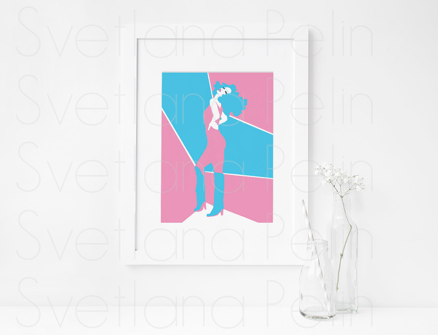 Diana Ross, ART PRINT Signed by Artist