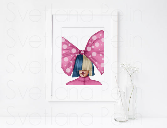 Sia, ART PRINT Signed by Artist