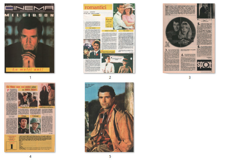 Mel Gibson, Romanian magazine, Cover, DIGITAL LISTING, Instant Download