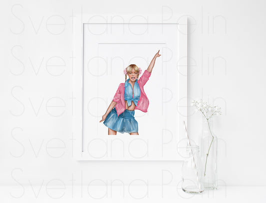 Britney Spears, BS, Oops!...I Did It Again, ART PRINT Signed by Artist