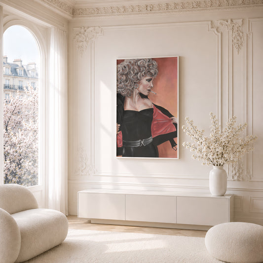 Olivia Newton-John as Sandy Olsson in Grease | Framed Fine Art Print