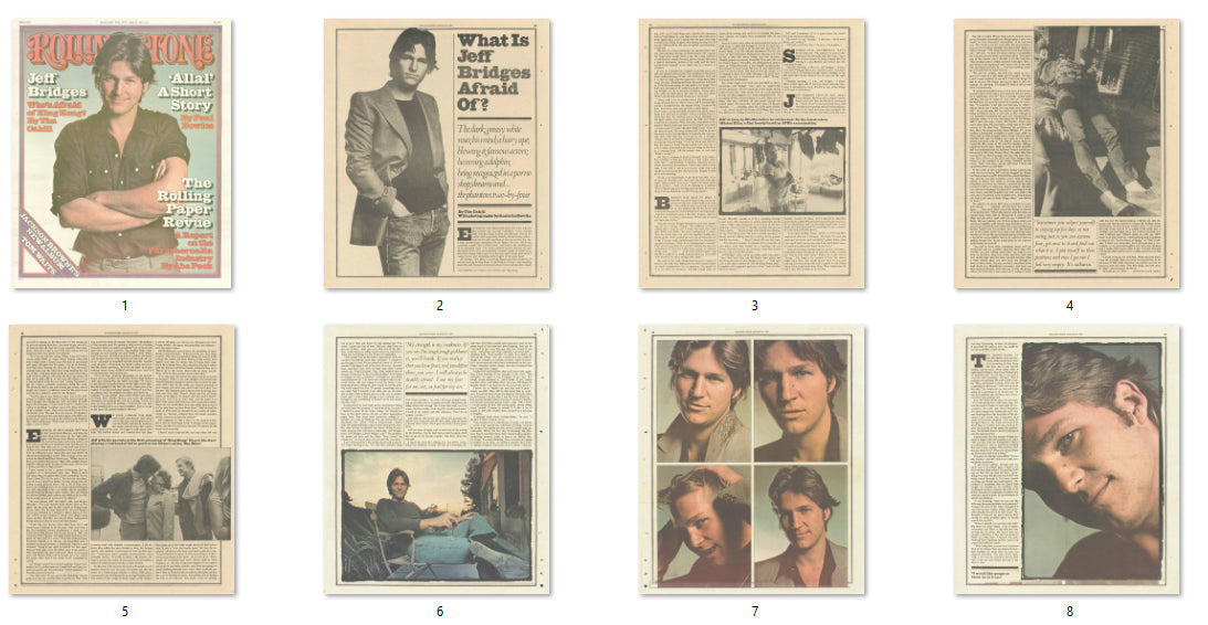 Jeff Bridges, ENG magazine, Cover, DIGITAL LISTING, Instant Download