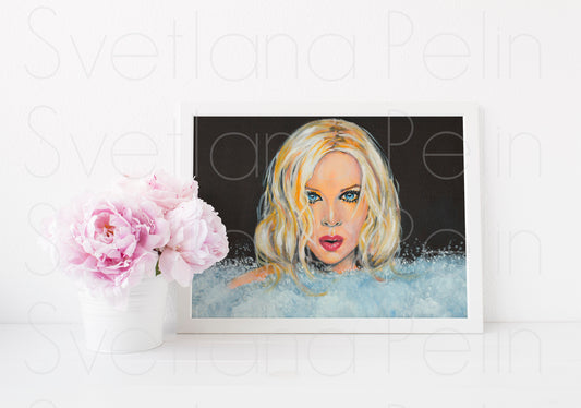 Renée Zellweger, ART PRINT Signed by Artist