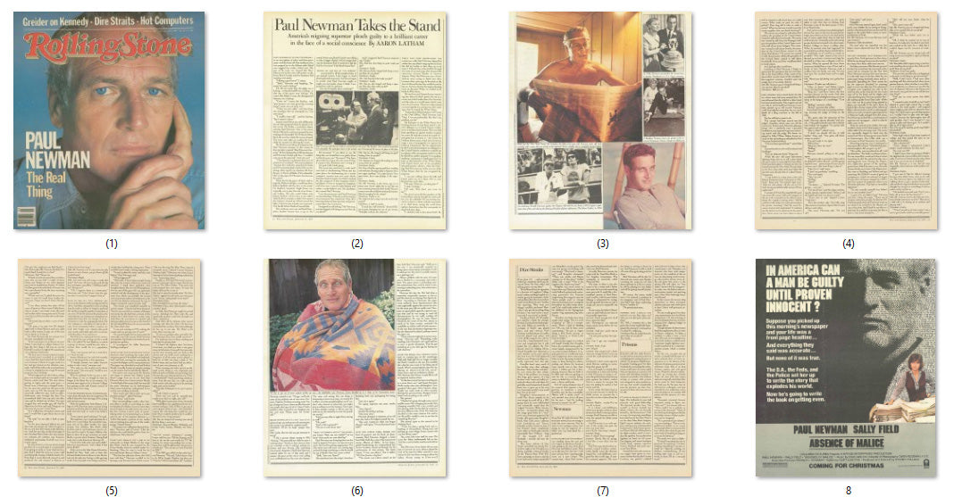 Paul Newman, ENG magazine, Cover, DIGITAL LISTING, Instant Download