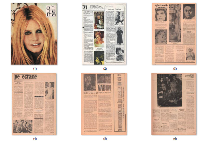 Brigitte Bardot, Romanian magazine, Cover, DIGITAL LISTING, Instant Download