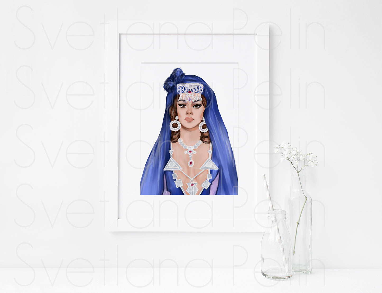 Gina Lollobrigida, Solomon and Sheba, ART PRINT Signed by Artist