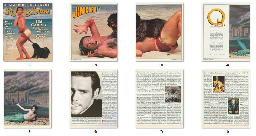 Jim Carrey, ENG magazine, Cover, DIGITAL LISTING, Instant Download