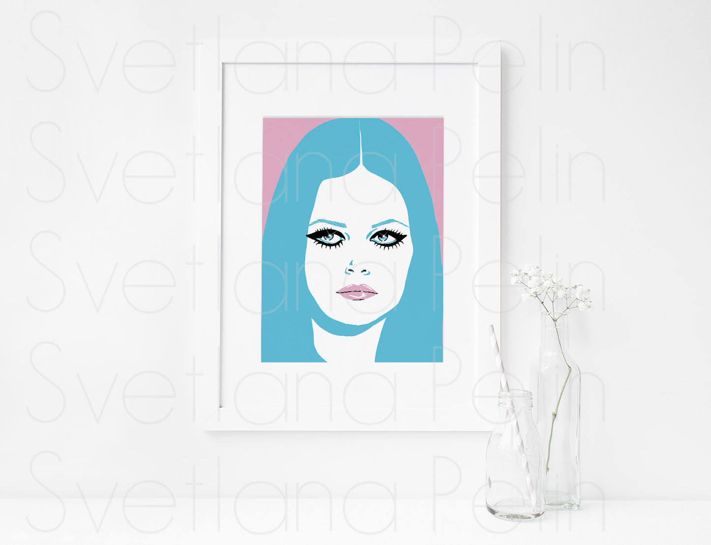 Claudia Cardinale,  ART PRINT Signed by Artist