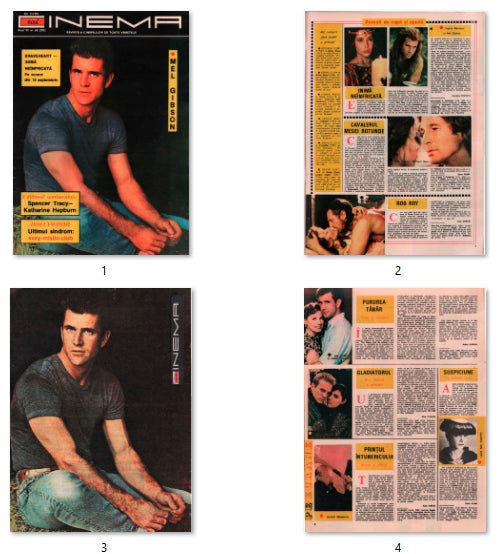 Mel Gibson, Romanian magazine, Cover, DIGITAL LISTING, Instant Download