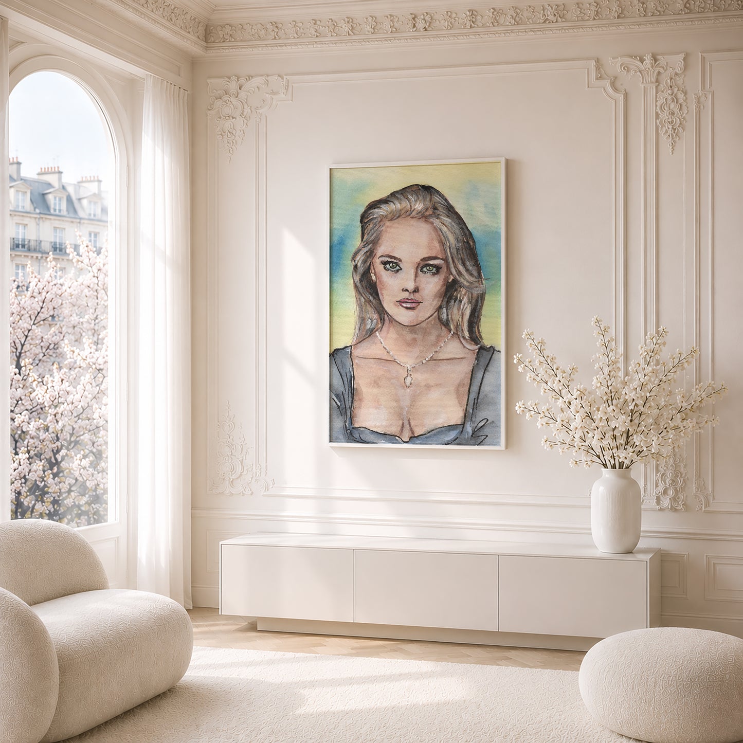 Vanessa Paradis | Framed Fine Art Print