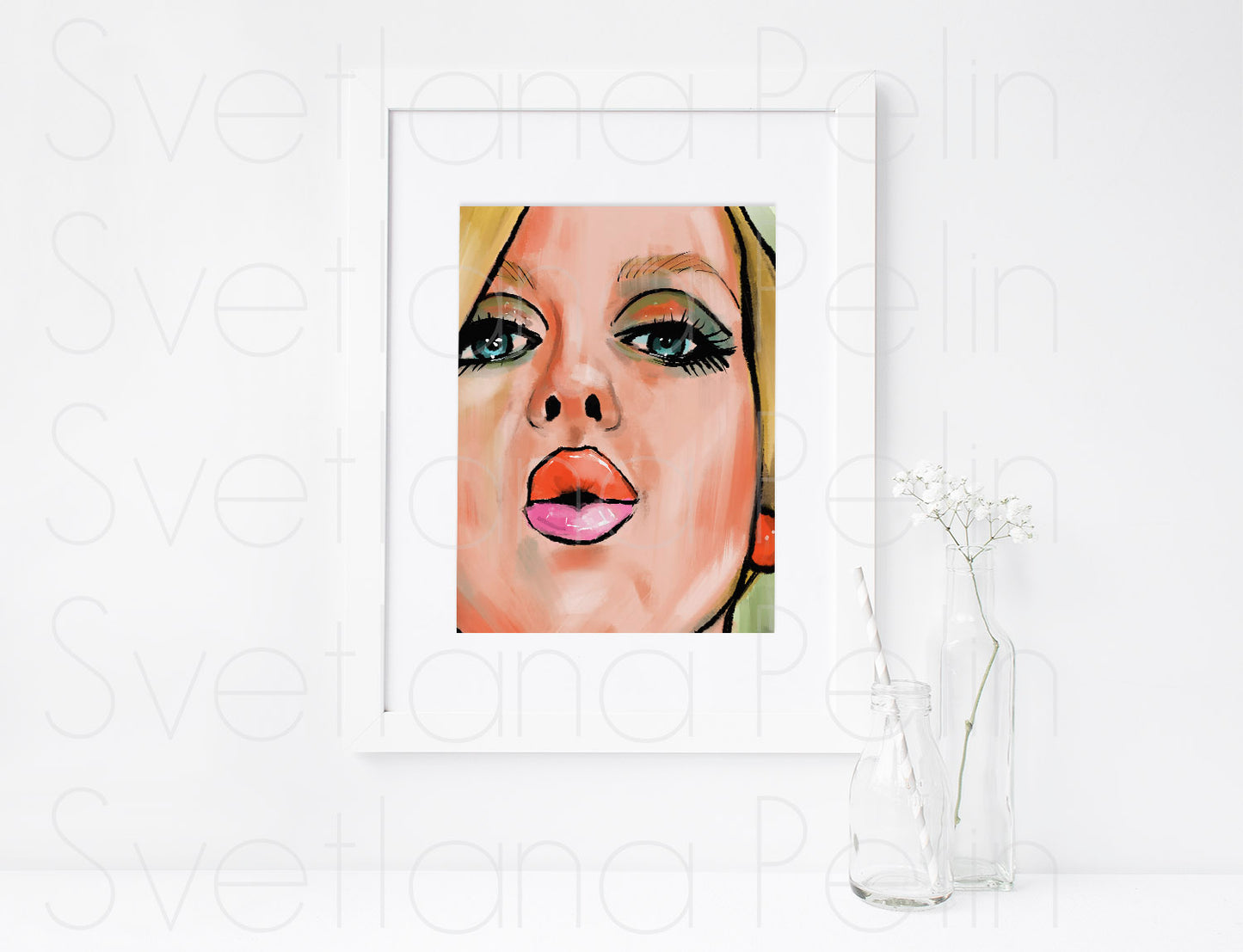 Twiggy, ART PRINT Signed by Artist