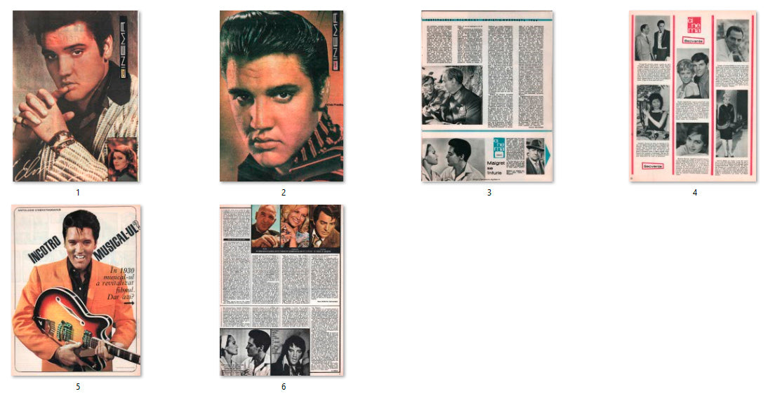 Elvis, Romanian magazine, Cover, DIGITAL LISTING, Instant Download