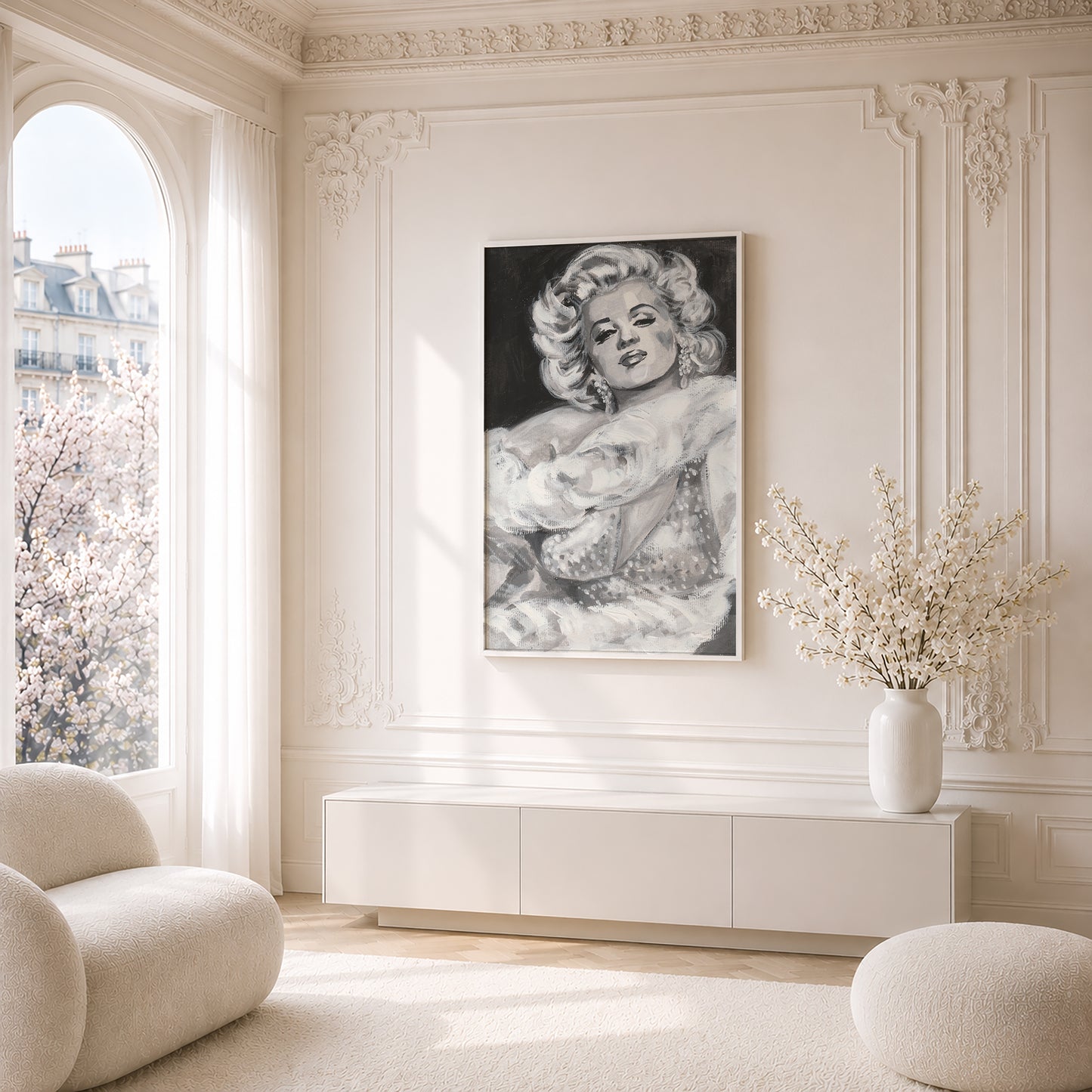 Marilyn Monroe. Museum Framed Print