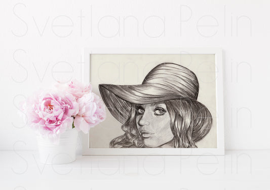 Mila Kunis, ART PRINT Signed by Artist