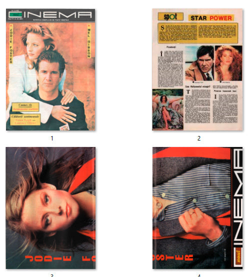 Jodie Foster, Mel Gibson, Romanian magazine, Cover, DIGITAL LISTING, Instant Downloady