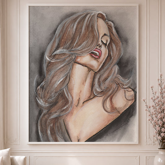 Angelina Jolie | Framed Fine Art Print
