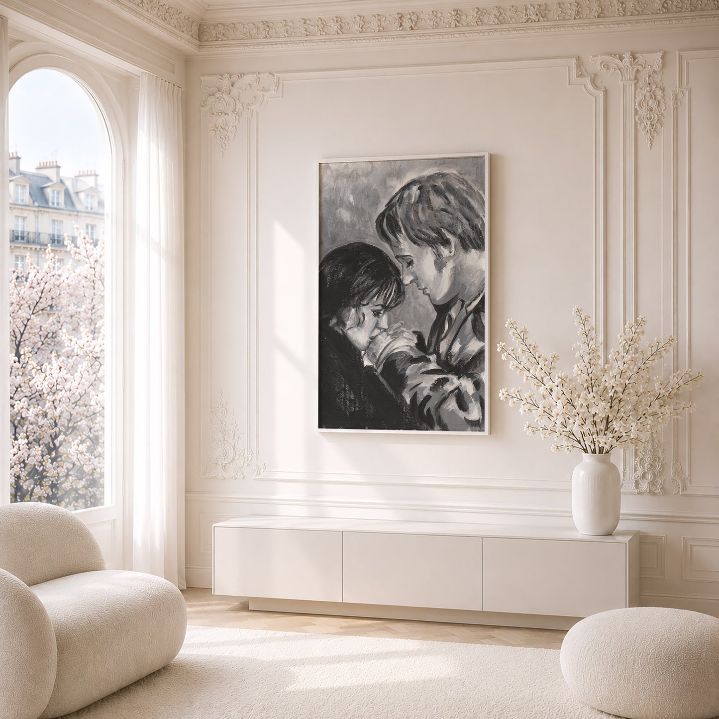 Keira Knightley and Matthew Macfadyen in Pride & Prejudice | Framed Fine Art Print