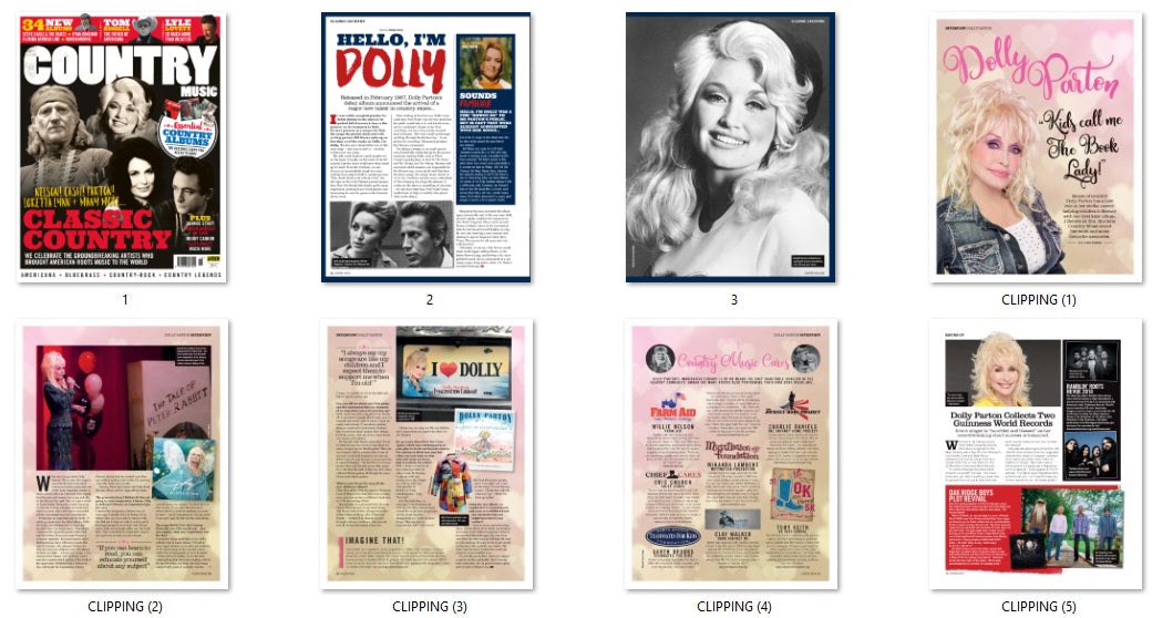 Dolly, 3 ENG magazines, Cover, DIGITAL LISTING, Instant Download