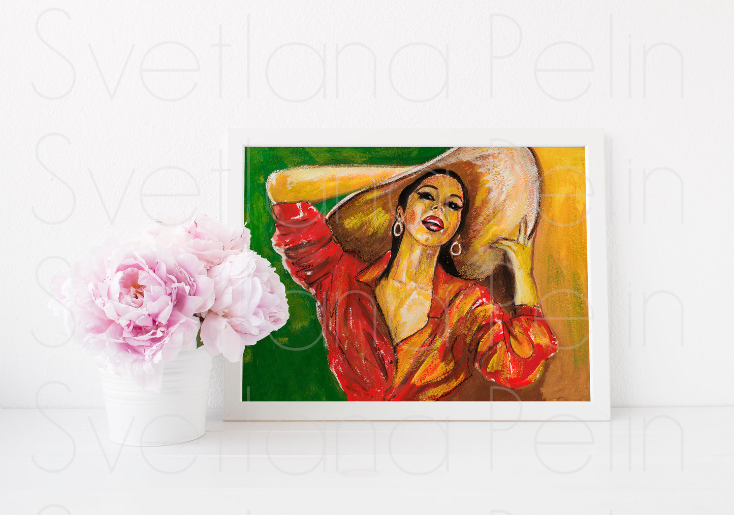 Ava Gardner, ART PRINT Signed by Artist