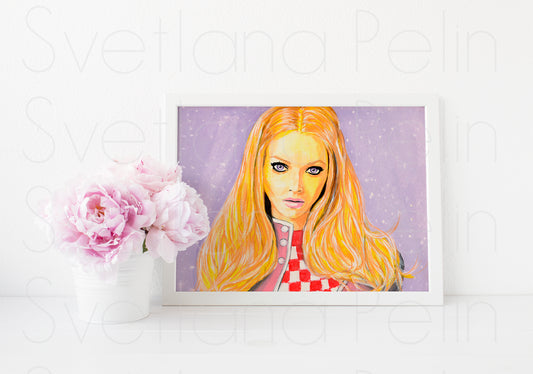 Amanda Seyfried, ART PRINT Signed by Artist