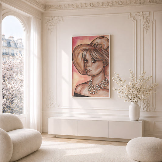 Brigitte Bardot | Framed Fine Art Print
