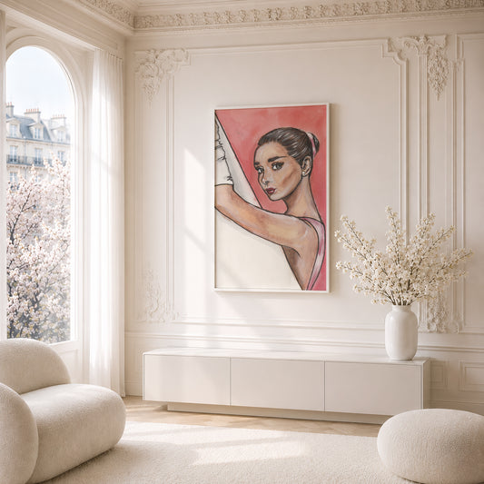 Audrey Hepburn | Framed Fine Art Print