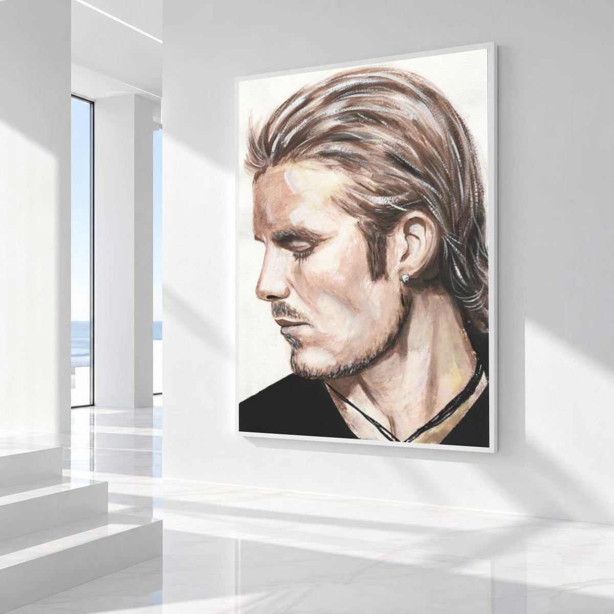 David Beckham | Framed Fine Art Print
